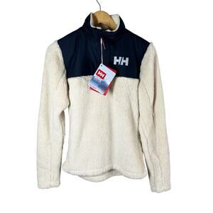 Helly Hansen Juniors' Champ 1/2 Zip Midlayer Size 14 Cream